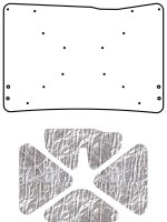 1966-67 Comet AcoustiHood Cover Kit by QuietRide Solutions - Smooth Finish Heatshield Panels with...
