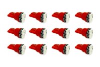 194 LED Bulb SMD2 LED Red Set of 12 Diode Dynamics DD0036TW