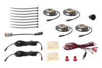 RGBW Footwell Strip Kit 4pc Multicolor Diode Dynamics DD0443
