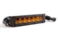 6" LED Light Bar Single Row SS6 Amber Driving Light Bar Single Diode Dynamics