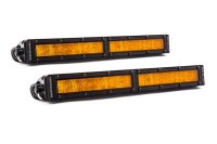 12" LED Light Bar Single Row Straight Amber Wide pr Stage Series Diode Dynamics