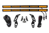 For Jeep 2018 SS30 Bumper LED Kit Amber Combo Dual Diode Dynamics DD6088