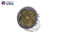 Worklight SS3 Sport Yellow SAE Fog Round Single Diode Dynamics DD6142S