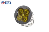 Worklight SS3 Pro Yellow Spot Round Single Diode Dynamics DD6151S