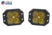 Worklight SS3 Pro Yellow Driving Flush pr Diode Dynamics DD6212P