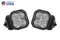 Stage Series 3" Type F2 SS3 Fog Light Kit 3,000 Lumens WHT SAE Diode Dynamics