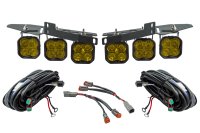 For Raptor 2017 SS3 LED Fog Kit Yellow Pro Diode Dynamics DD6366