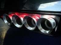 C7 2014-2018 Corvette Exhaust Filler Panel w/Red LED Lights