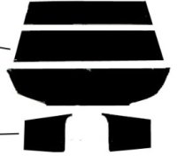 1935-1936 Ford Truck AcoustiShield Roof Kit with Single Headliner Bow by QuietRide Solutions