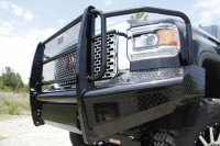 Fab Fours GM08-S2160-1 Black Steel Front Ranch Bumper