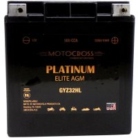 High Performance Yuasa 12V AGM Battery GYZ32HL with Built-in Brass Nuts