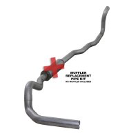 Diamond Eye K4211A-RP Aluminized Exhaust System Kit
