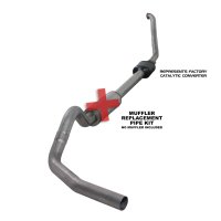 Diamond Eye K4306S-RP 409 Stainless Steel Exhaust System Kit
