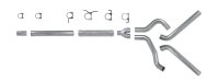 Diamond Eye K4312A-RP Aluminized Exhaust System Kit