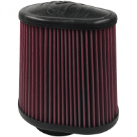 Air Filter For Intake Kits 75-5104,75-5053 Oiled Cotton Cleanable Red S&B KF-1050