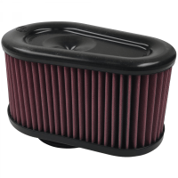 Air Filter For Intake Kits 75-5086,75-5088,75-5089 Oiled Cotton Cleanable Red S&B KF-1064