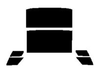 1967-1968 Ford Mustang Coupe AcoustiShield Roof Insulation Kit