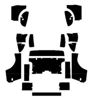 1969-1970 Ford Mustang AcoustiShield Complete Insulation Kit by QuietRide Solutions