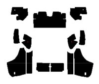 1969-1970 Mustang Convertible AcoustiShield Complete Insulation Kit by QuietRide Solutions