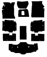 1971-73 Ford Mustang AcoustiShield Floor Insulation Kit