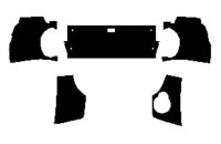 1994-2004 Ford Mustang Convertible AcoustiShield Complete Insulation Kit by QuietRide Solutions