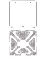 1973-77 Nova QuietRide Solutions AcoustiHood Cover Kit with Heatshield Panels and Installation Ac...