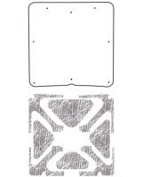 1973-77 Chevy Nova QuietRide AcoustiHood Cover Kit with Heatshield Panels and Installation Suppli...