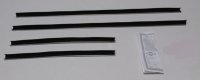 1969-70 Plymouth B-Body Convertible Outers Only Authentic Window Felts Whiskers Kit (4pcs)