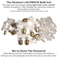 1982 C3 Corvette Lectric Limited Light Bulb Set - 49 Piece Fuse and Flasher Kit