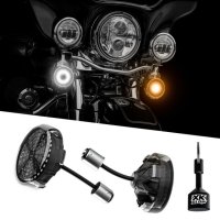2014-2023 Harley Davidson Mototurnz Front LED Turn Signal Inserts by XK Glow - 1157 Flat Style Pa...