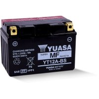 Yuasa 12V AGM YT12A-BS Battery with Acid Bottle