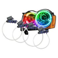 For Jeep Grand Cherokee 2008-2010 ColorSHIFT Halo Kit Oracle