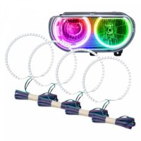 For Dodge Challenger 2008-2014 ColorSHIFT Halo Kit (ProjectorHeadlights) Oracle