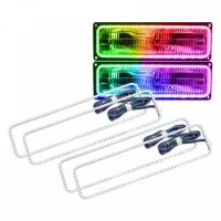 For GMC Yukon 1992-1999 ColorSHIFT Dual Halo Kit Oracle