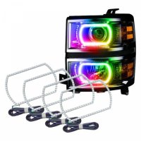 For Chevrolet Silverado 2014-2015 ColorSHIFT Halo Kit Projector Style Oracle