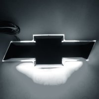 Illuminated Bowtie - Fog Lightsat Black Center - Dual Intensity - White Oracle