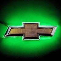 For 2014-2015 Camaro Illuminated Bowtie - Dual Intensity - Green Oracle