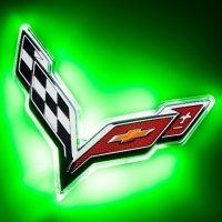 For Corvette C7 Rear Illuminated Emblem - Dual Intensity Oracle