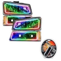 For Chevrolet Silverado 2003-2006 Square ColorSHIFT Halo Kit Oracle