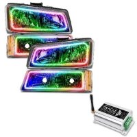 For Chevrolet Silverado 2003-2006 Square ColorSHIFT Halo Kit Oracle