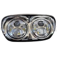for Harley Road Glide Replacement LED Headlight - Chrome Oracle
