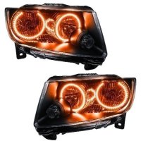 For 2011-2013 Jeep Grand Cherokee SMD Headlights (Non-HID) - Chrome Oracle