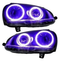 For 2006-2010 Volkswagen Jetta SMD Headlights - Chrome Oracle