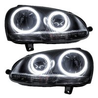 For 2006-2010 Volkswagen Jetta PLASMA Headlights - Chrome Oracle