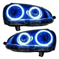 For 2006-2010 Volkswagen Jetta PLASMA Headlights - Chrome Oracle