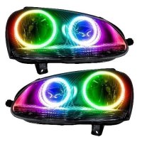 For 2006-2010 Volkswagen Jetta SMD Headlights - Chrome Oracle