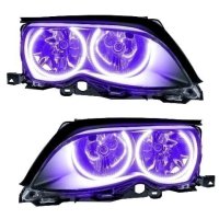 For 2002-2005 BMW 3 Series SMD Headlights - Black Oracle