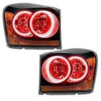 For 2004-2006 Dodge Durango SMD Headlights - Black Oracle