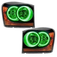 For 2004-2006 Dodge Durango SMD Headlights - Black Oracle