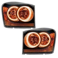 For 2004-2006 Dodge Durango SMD Headlights - Black Oracle